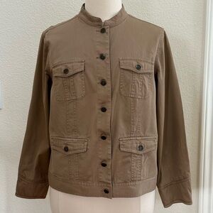 Charter Club Brown Utility Jacket